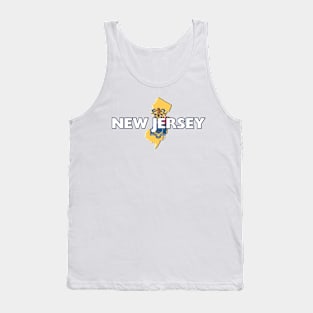 New Jersey Colored State Tank Top